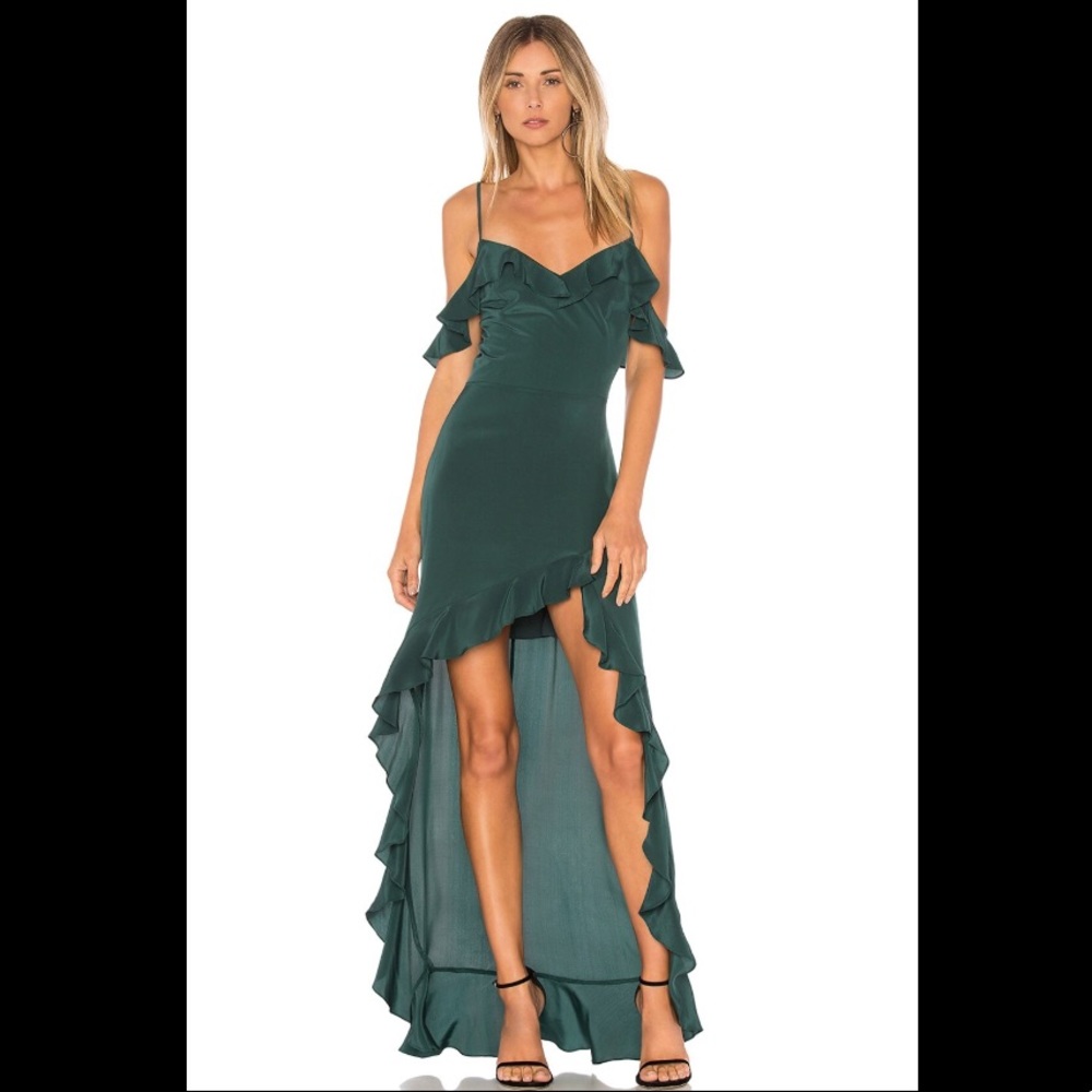 Amanda Uprichard Hunter Green Gown